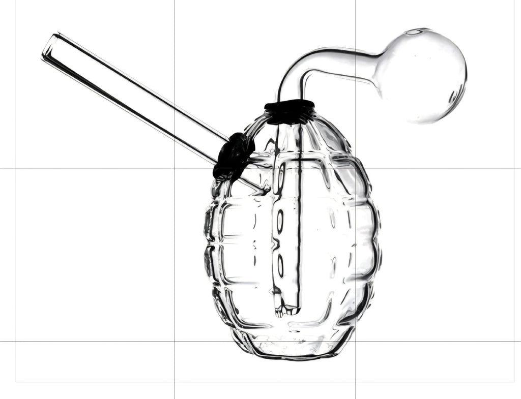 Glass Water Pipe | Grenade Bubbler