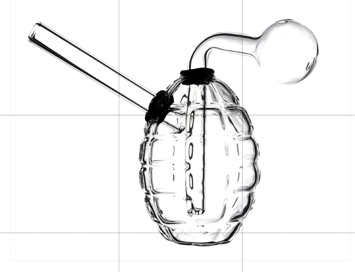 Glass Water Pipe | Grenade Bubbler