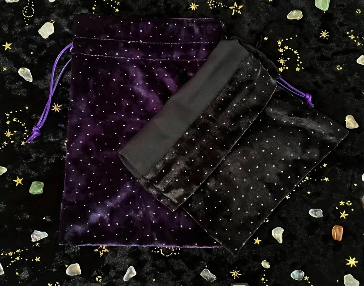 Velvet Tarot Card | Drawstring Pouch