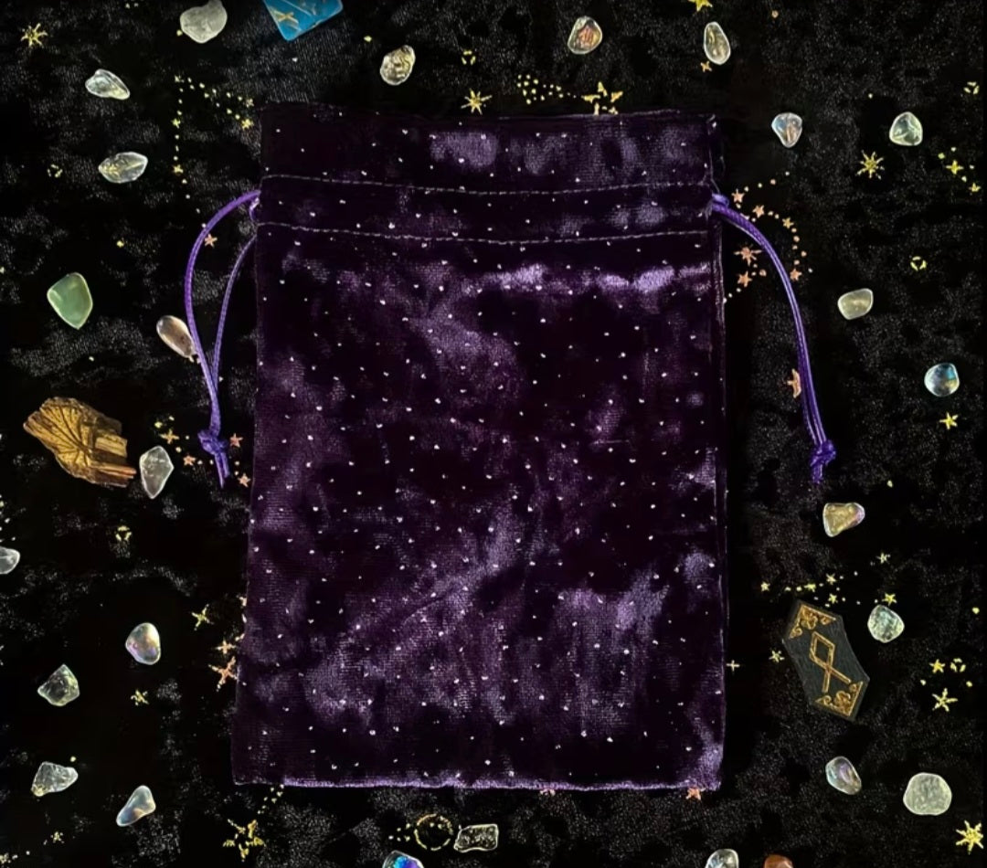 Velvet Tarot Card | Drawstring Pouch